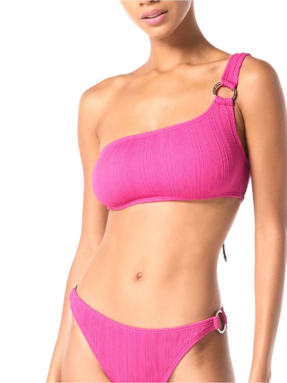 NWT MK  Ring Bikini and Ring Bottom -Bright Wild Berry